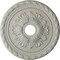Ekena Millwork Palmetto Ceiling Medallion (Fits Canopies up to 5"), 20 7/8"OD x 3 5/8"ID x 1 5/8"P, Pot of Cream CM20PMPCF - alternate 1